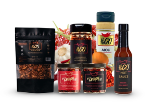 Hot Crispy Oil - HCO Collection-  Aioli, Chili Crisp, Hot Sauce, Spices
