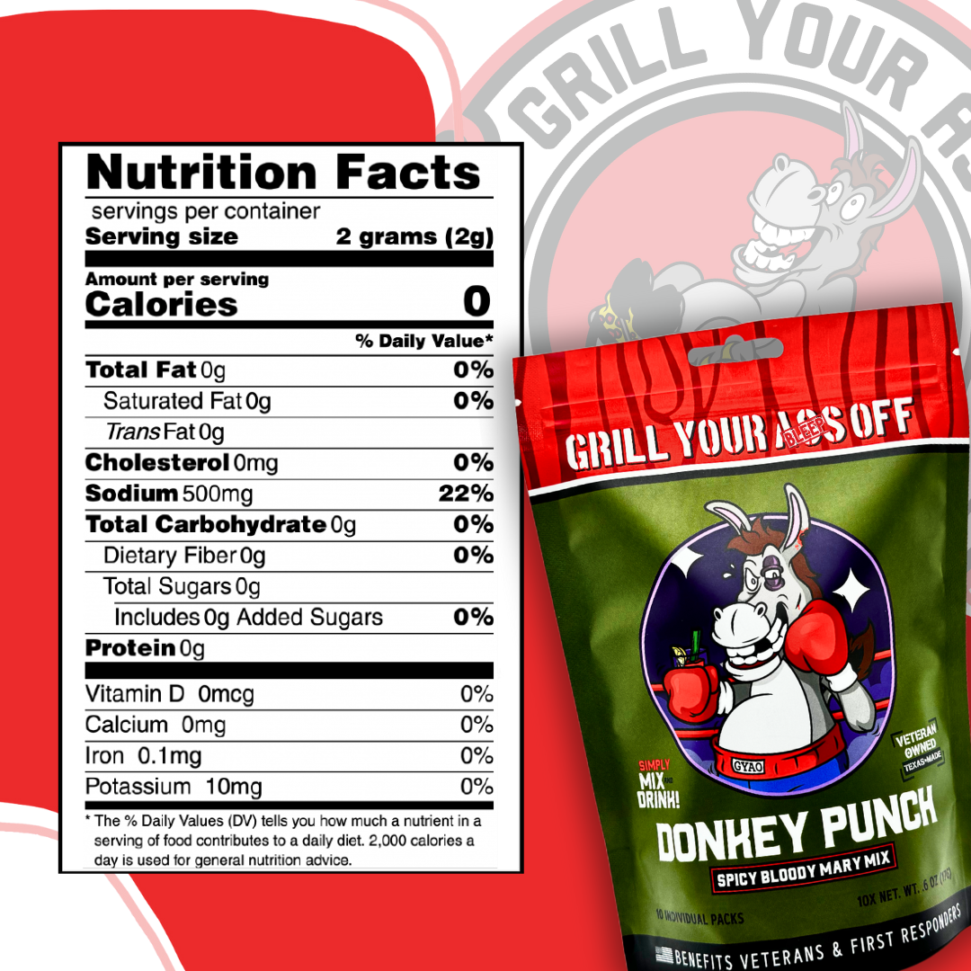 Donkey Punch Spicy Bloody Mary Mix -Hot & Spicy