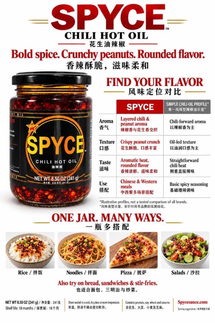 Spyce Sauce - Spyce Chili Hot Oil