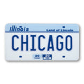 Chicago License Plate Sticker