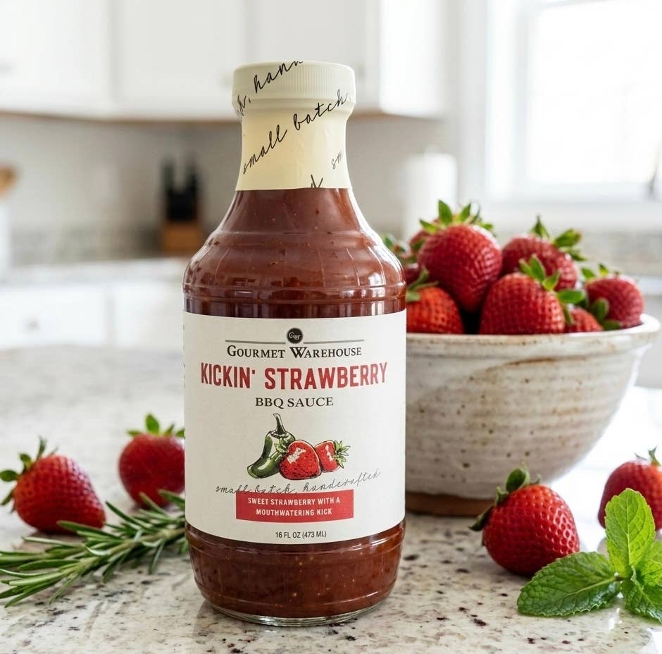 Gourmet Warehouse Kickin' Strawberry BBQ Sauce
