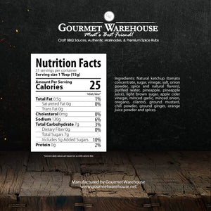 Gourmet Warehouse Hawaiian BBQ Sauce