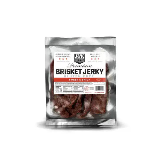 J&K Distributors - J&K Brisket Jerky - Sweet & Spicy 2.12oz.