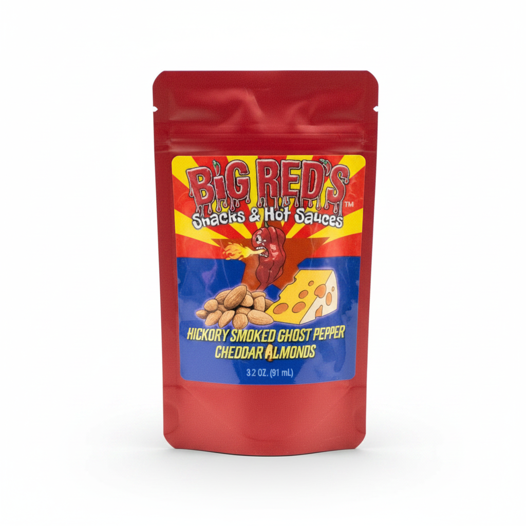 Hickory Smoked Ghost Pepper Cheddar Almonds