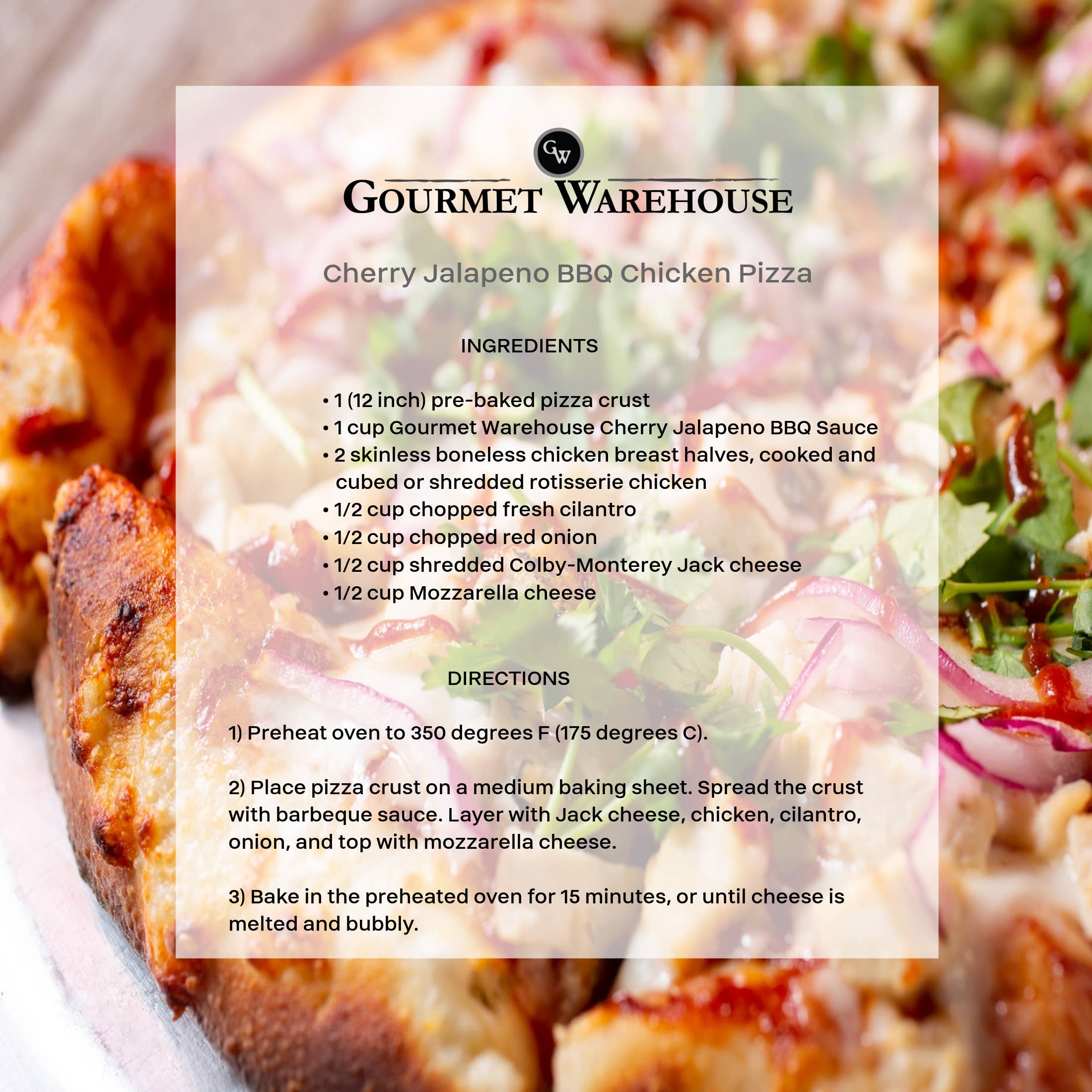 Gourmet Warehouse Cherry Jalapeno BBQ Sauce