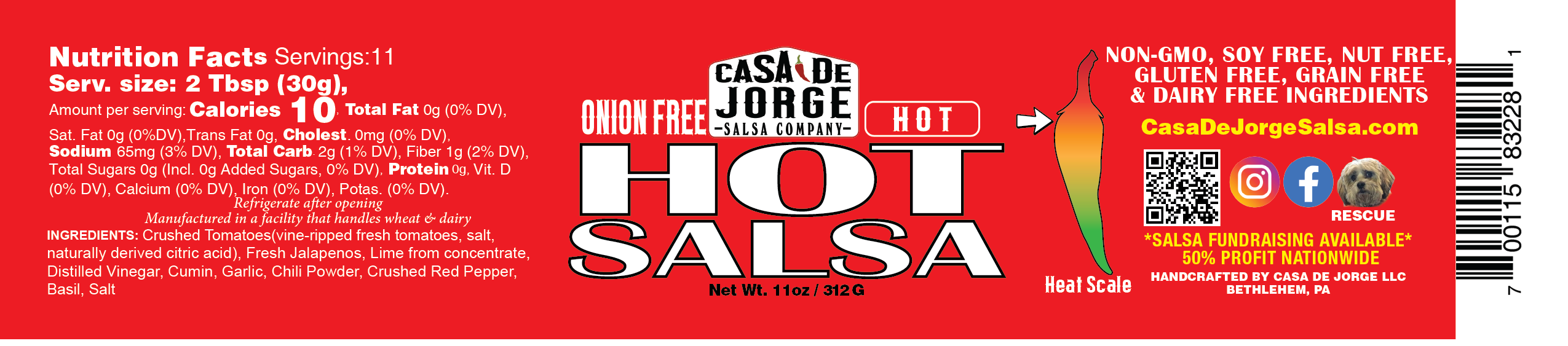 Casa de Jorge Hot Salsa