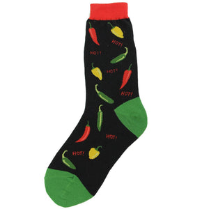 Hot Peppers Women's Socks - Foot Traffic Socks