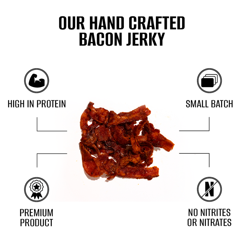 Bacon Jerky - Sweet & Spicy Siracha Flavor 2oz.