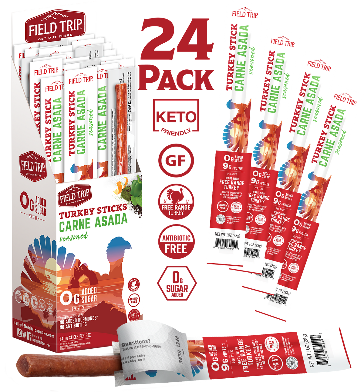 FIELD TRIP - Carne Asada Turkey Stick (1oz)
