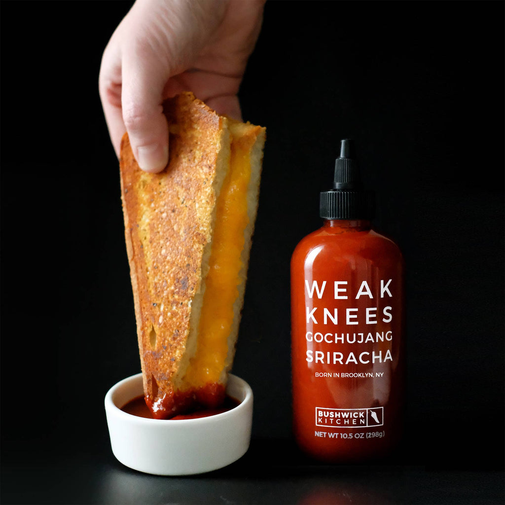 Gochujang Sriracha, Bushwick Kitchen Weak Knees Vegan Sriracha