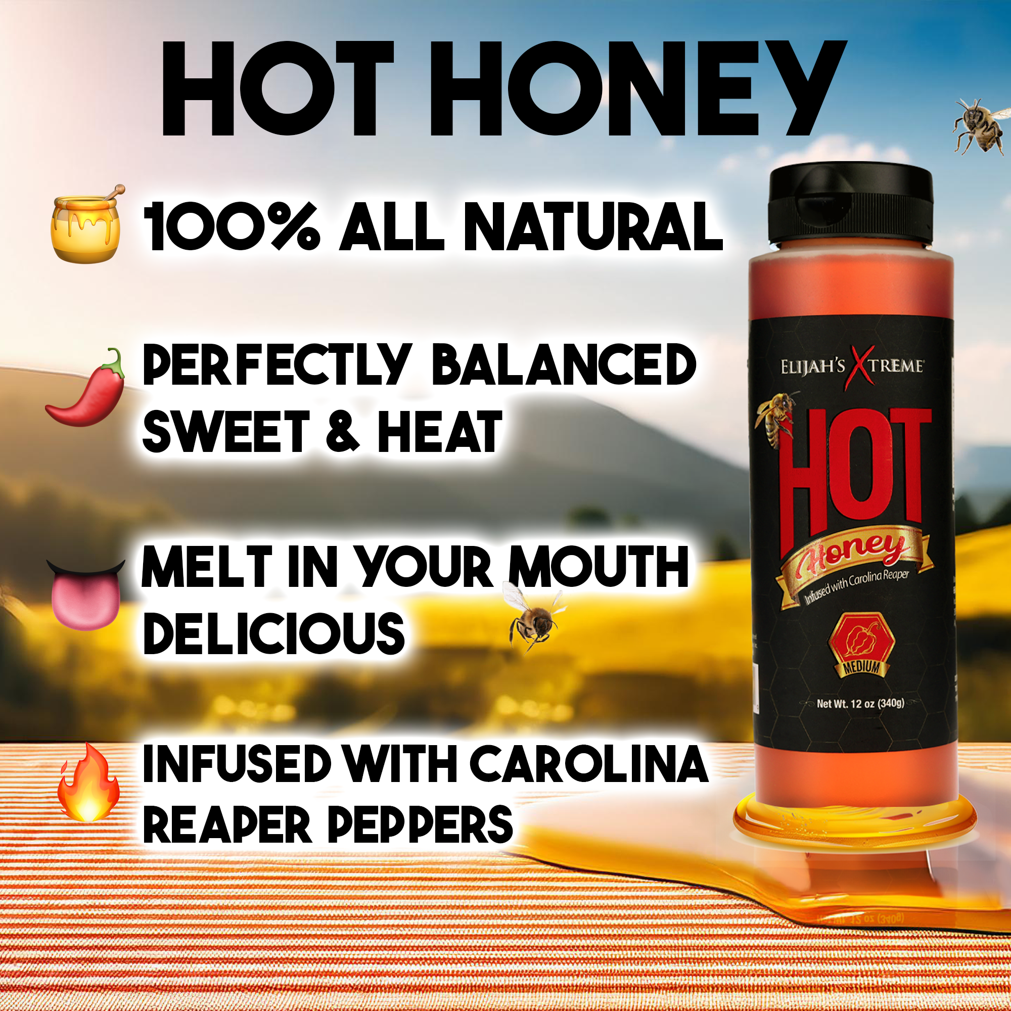 Elijah's Xtreme Extra Hot Honey