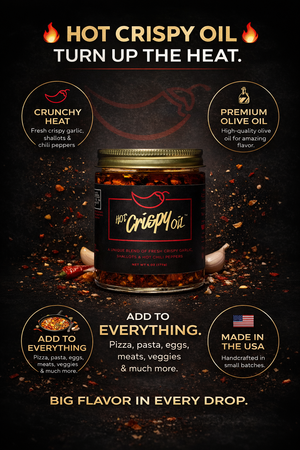 Hot Crispy Oil - The HCO Trinity Case- Holiday Gift- Foodie Stocking Stuffer