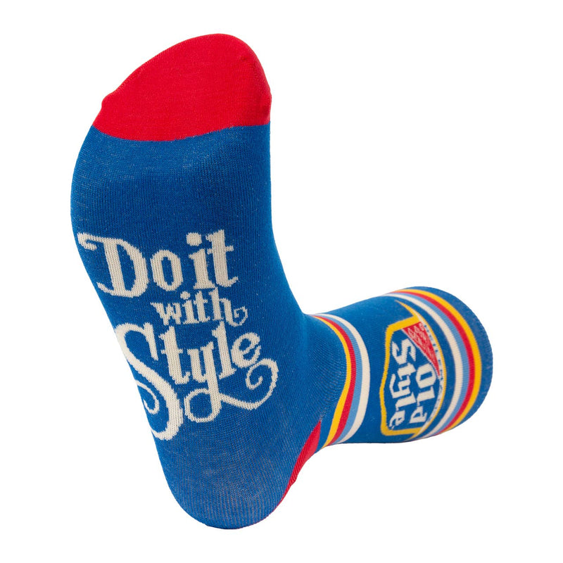 Transit Tees - Old Style Vintage Stripe Dress Socks : L