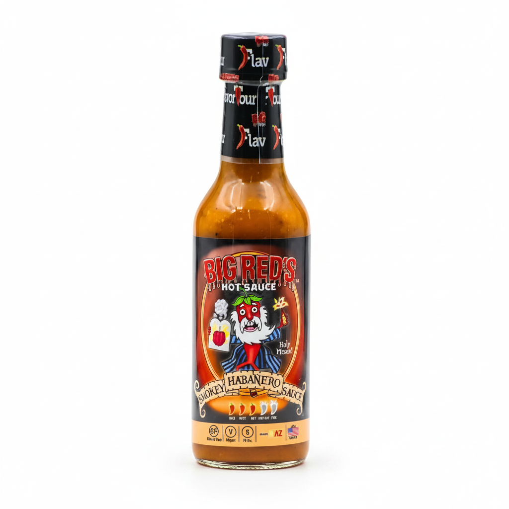 Big Red's Smokey Habanero Hot Sauce