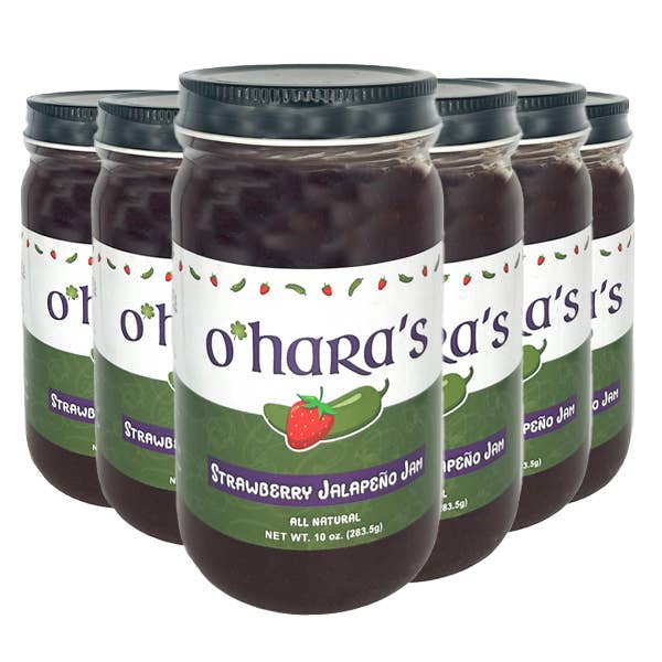 Ohio-South Farm Products LLC - O'Hara's Strawberry Jalapeno Jam - 6 Pack