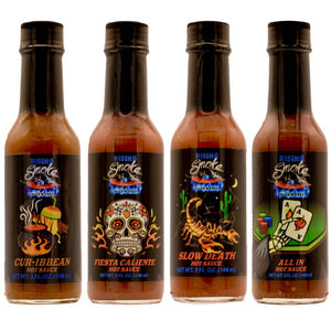 Rising Smoke Sauceworks - Mixed Case of Hot/XXX-Hot Sauces