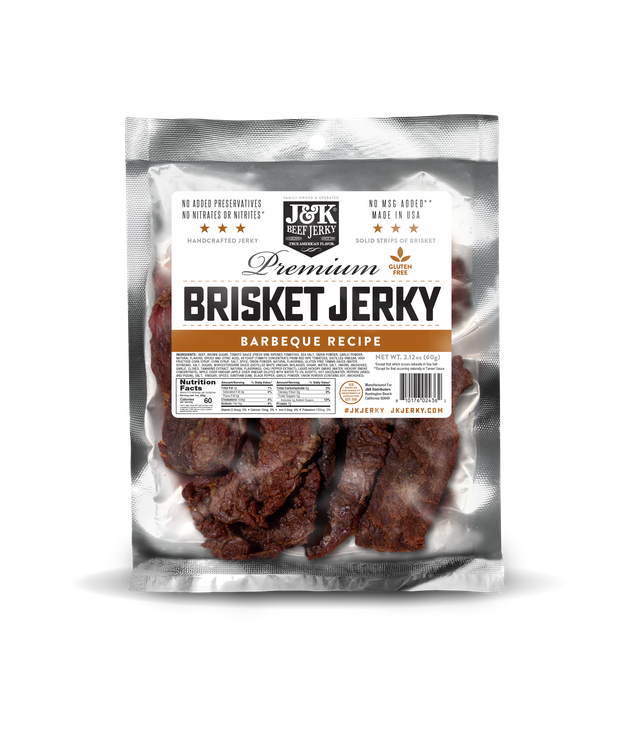 J&K Distributors - J&K Brisket Jerky - BBQ Recipe: 7oz