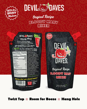 Devil Dave's Bloody Mary Mixer Spouted Pouch